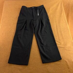 Nova Men Mens Size 36 Black Ronan High Waisted Pleated Trousers NWT